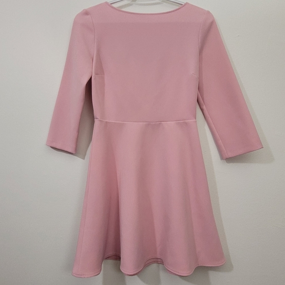 Zara Knotted Bow Back Skater Dress - Picture 2 of 7